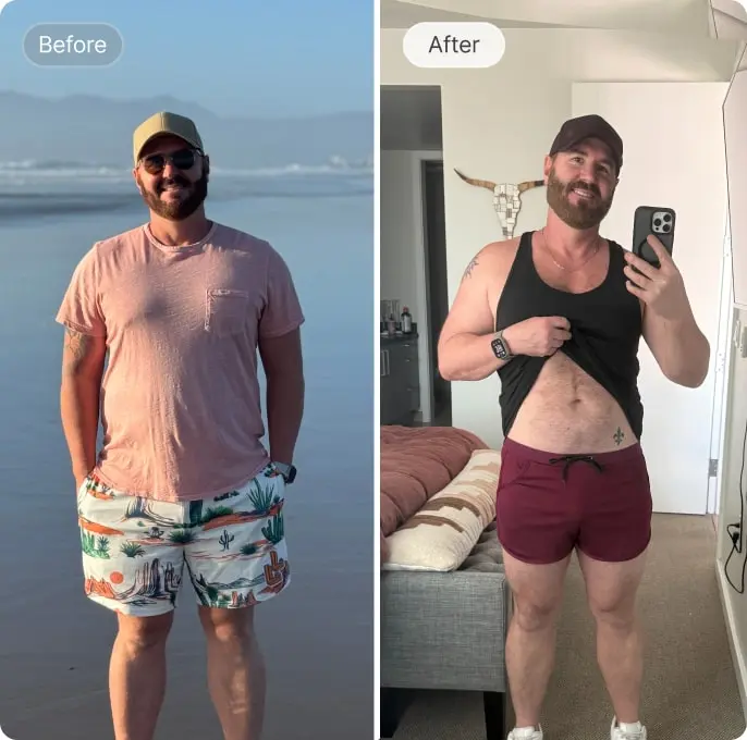 Tom Before and After